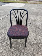 40x Black Cane Frame Chairs For Sale