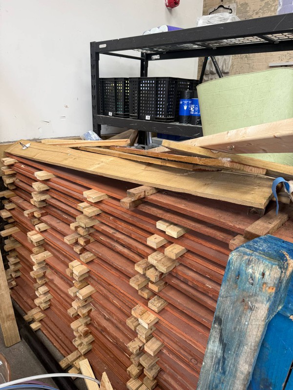 Wood floor for marquees