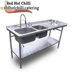 1.9m Stainless Sink Unit