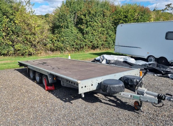 Second Hand WoodFord Flatbed Car Transport Trailer