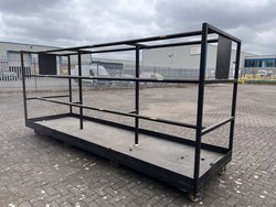 Storage Rack is 4m long, 1.83m high and 1.15m wide