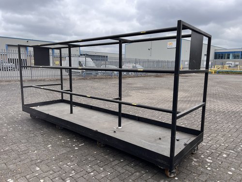 Storage Rack is 4m long, 1.83m high and 1.15m wide