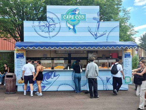 Shipping container catering unit for sale