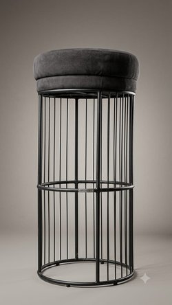 Round wire bar stool for sale