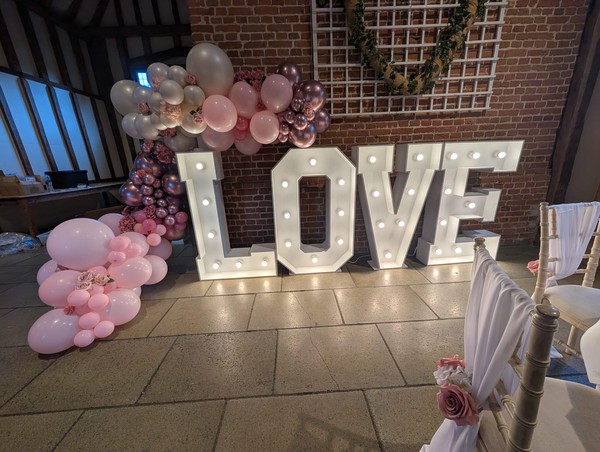 Light up Love letters Light up Love letters