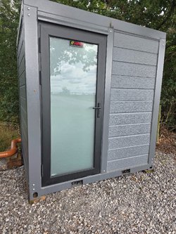 Grey Toilet / Shower Block