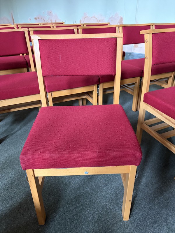 Red Church Chairs Red Church Chairs