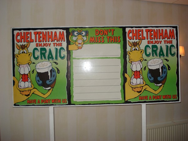 Cheltenham enjoy the craic flats