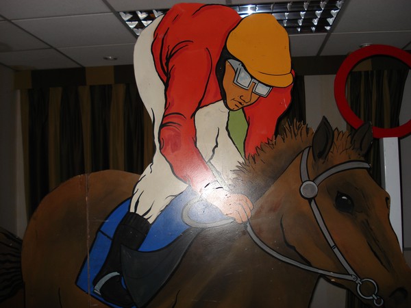 Horse and jockey