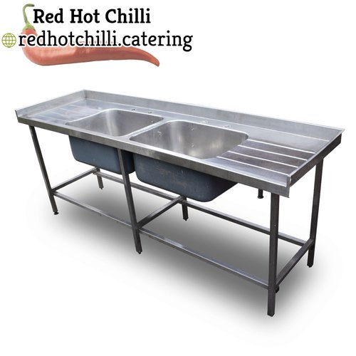 2.26m Stainless steel Double Dishwasher Sink