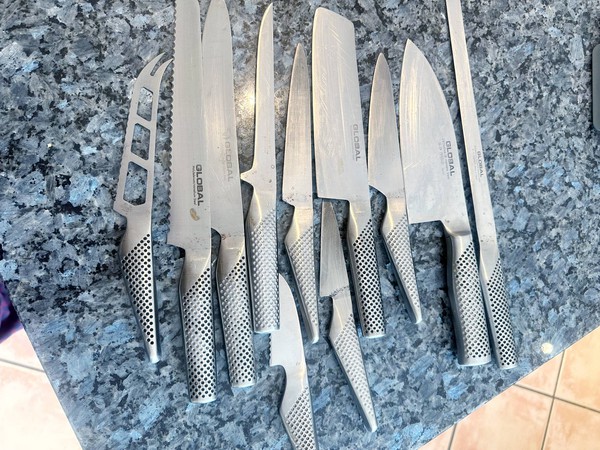 Large global knife set for sale