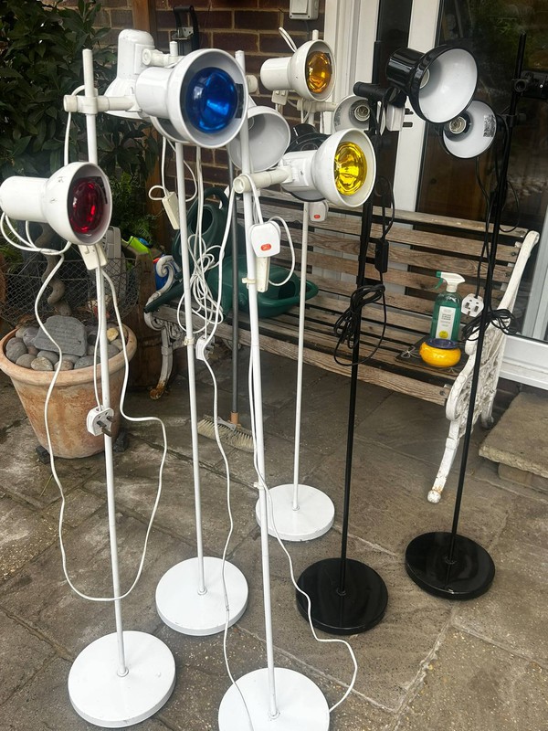 Colourful spot lights Colourful spot lights