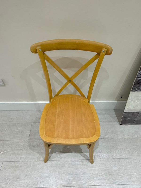 Second hand cross backed banqueting chairs Second hand cross backed banqueting chairs