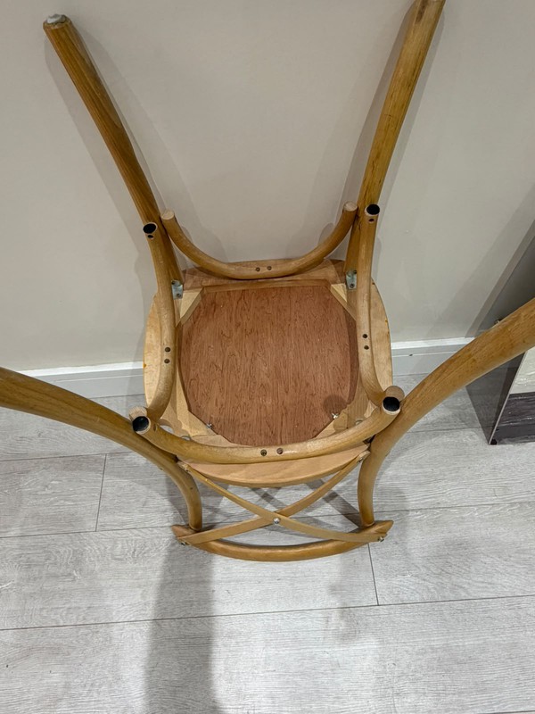 Used cross backed banqueting chairs for sale Used cross backed banqueting chairs for sale