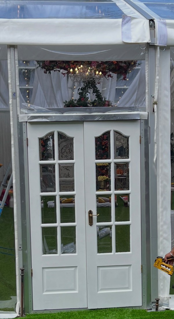 Second hand marquee doors for sale
