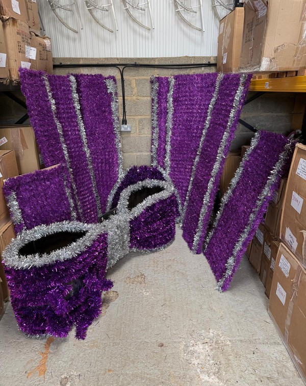 Giant Christmas Tinsel Bow For Sale Giant Christmas Tinsel Bow For Sale