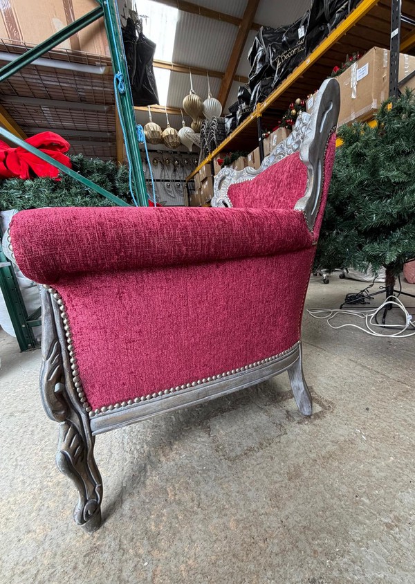 Santa's Throne Armchair For Sale Santa's Throne Armchair For Sale