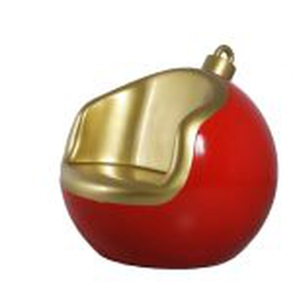 Gold Fibreglass bauble seat Gold Fibreglass bauble seat