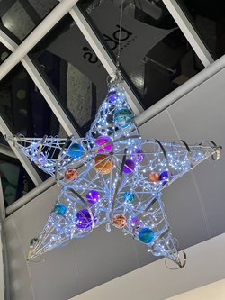 Christmas decorations  LED 3d stars