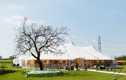 Catering/Riser Marquee Stock White PVC