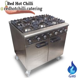 Six burner gas oven for sale