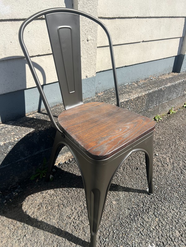 New 100x Metal Cafe Chairs New 100x Metal Cafe Chairs