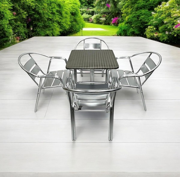 Second Hand 123x Bistro Table And Chair Set Second Hand 123x Bistro Table And Chair Set