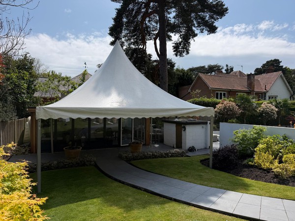 Garden party marquee