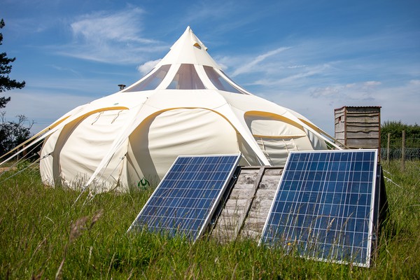 Used 2x Lotus Belle Bell Tents Used 2x Lotus Belle Bell Tents