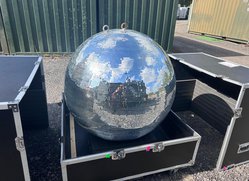 1m Mirror Ball With Flight Case For Sale