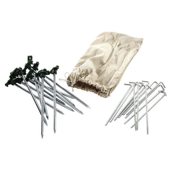 16 Groundsheet Rock Pegs 16 Apron Pin Pegs