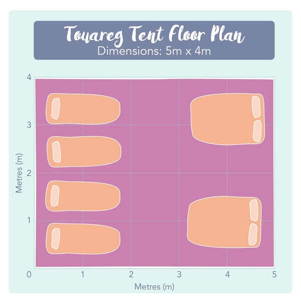 Touareg tent floor plan