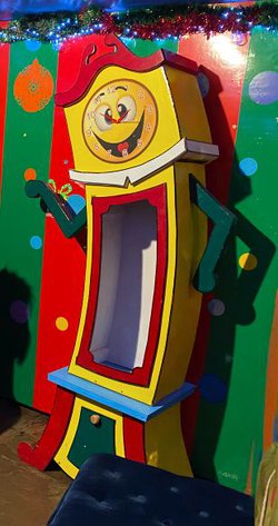 Silly grandfather clock