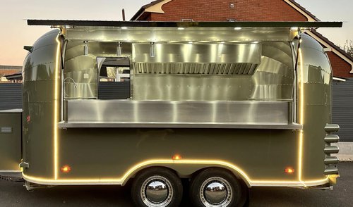 Aluminium Airstream catering trailer for sale