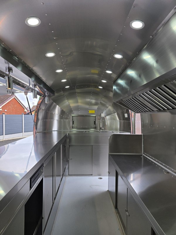 Airstream aluminium catering trailer for sale