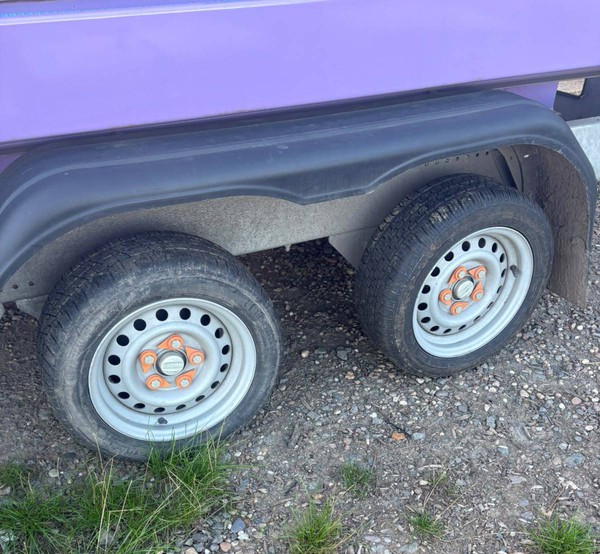 Twin wheel vacuum tank trailer Twin wheel vacuum tank trailer