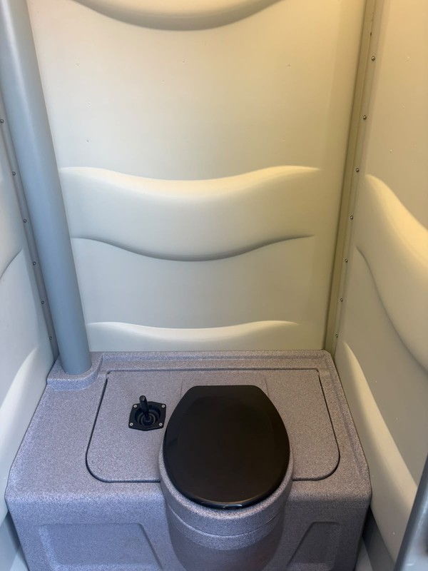 Event toilets with lighting and hand wash