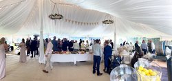 Twin pole wedding marquee for sale
