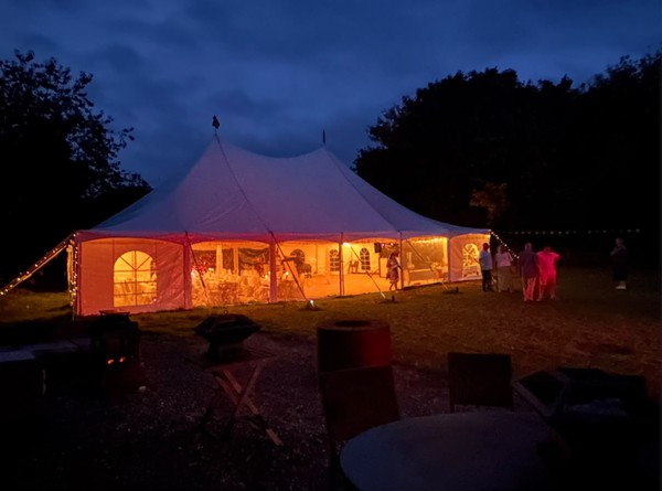 Secondhand trad marquee