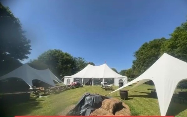 Trad wedding marquee for sale