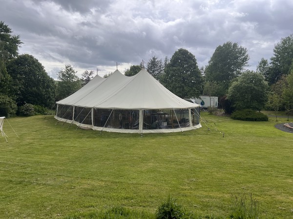 Pole Tent with Rounded Ends Pole Tent with Rounded Ends