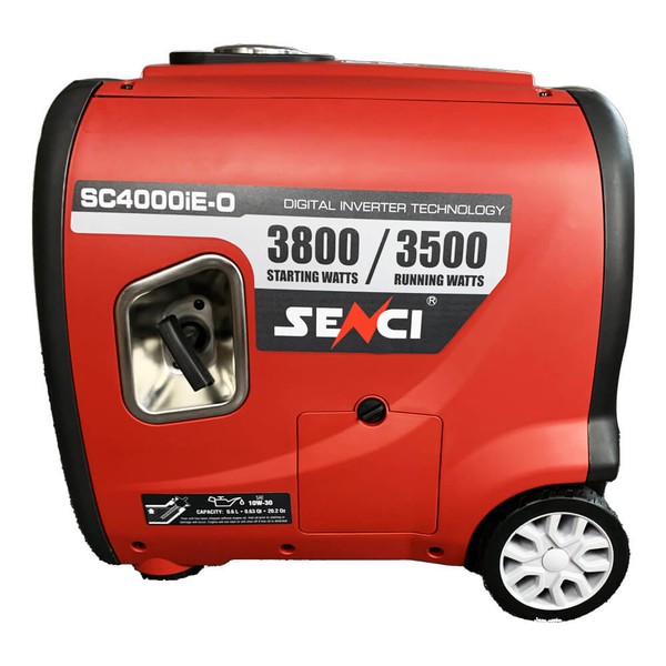 Powerful, compact, generator on wheels