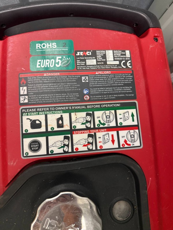Suitcase generator instructions