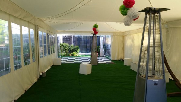 6m x 6m Flat Roof Lining with Straight Flat Valance