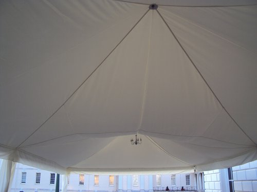 6m x 12m Flat Roof Lining with Straight Flat Valance (Double Peak)