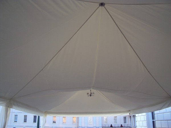 6m x 12m Flat Roof Lining with Straight Flat Valance (Double Peak)