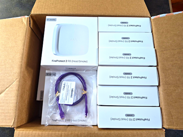 AJAX Fire Alarm Hub and Smoke Detectors