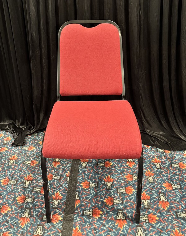 Red Metal Chairs