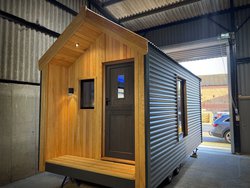 Modern Wooden Shepherd's Hut Studio Pod