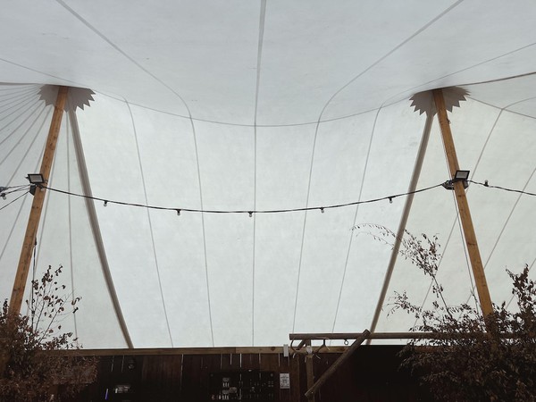 White Sailcloth Marquee
